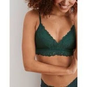 Aerie Green Lightly Lined Wireless Bra 36B